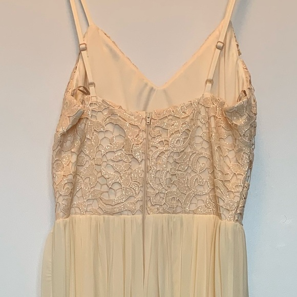 ASOS TALL LaceSequin Bodice Cami Midi Skater Dress - Picture 2 of 4